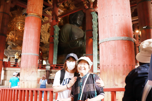 奈良県　東大寺　リハベル　日帰り旅行　日帰りツアー　日本の歴史　奈良空海　大人の遠足　車いすツアー　車いす介助　介護タクシー