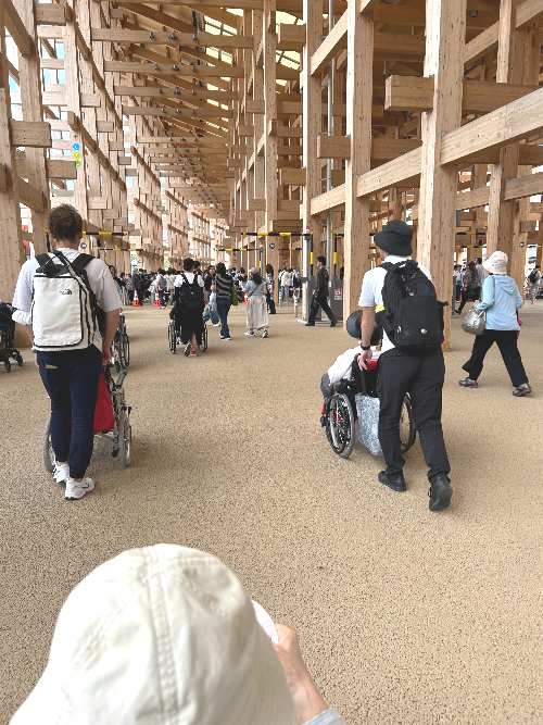 2025年万博　大阪・関西万博ツアー　万博ツアー　パビリオン　旅行事業　車いす旅行　看護師　理学療法士　作業療法士　言語聴覚士　体調に合わせた旅行