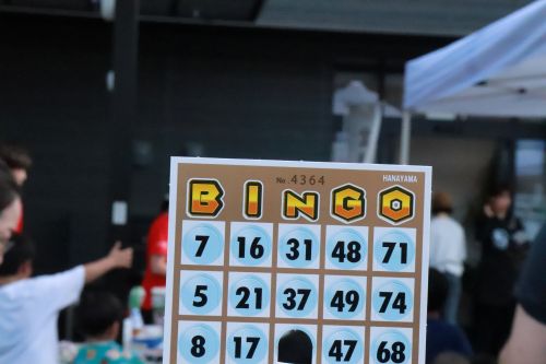 マツダメディカル 祭り お祭り 花火 ビンゴ 景品 マジックナイン ブース 地域 夏祭り 夏休み 体験 花火大会 ビンゴ大会 イベント つながり メディケア・リハビリ メディケアリハビリ 訪問看護ステーション 訪看 宇治 JoyPursuit