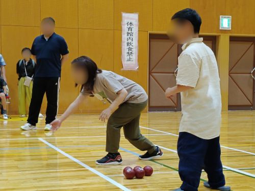 三重県　松阪市　三重　松阪　ボッチャ　ボッチャ大会　大会　ボッチャ市長杯　スポーツ　運動　競技　球技　訪問看護　訪看　メディケア・リハビリ訪問看護ステーション松阪　メディケア・リハビリ　子ども　高齢者　地域