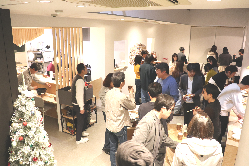 新しいカフェ　カフェオープン　内覧会　社内内覧会　繋がり　人とのつながり　建築学生　大阪府大東市